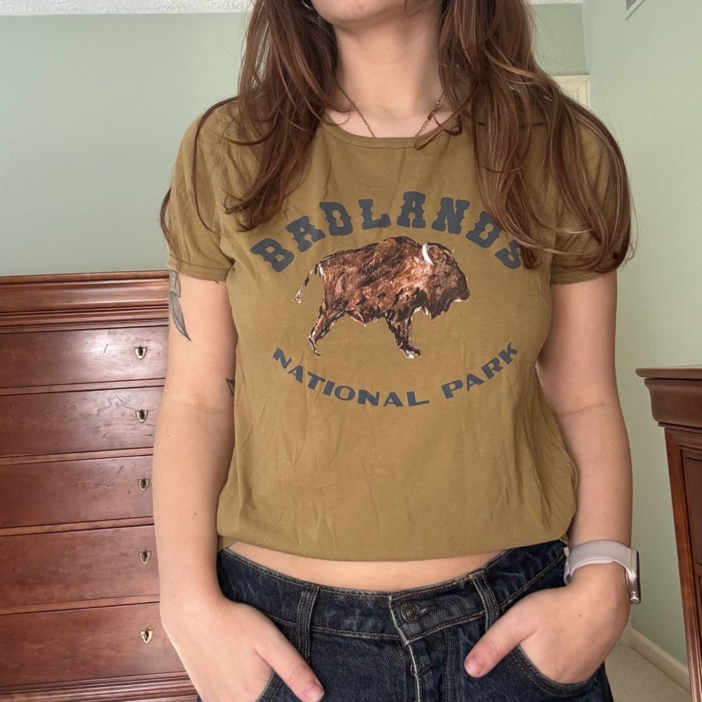 J. Crew Tan National Parks T-Shirt